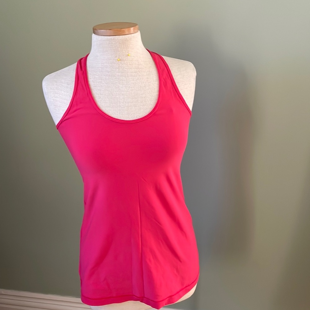 Lululemon tank top. Berry pink. Size 10/12.